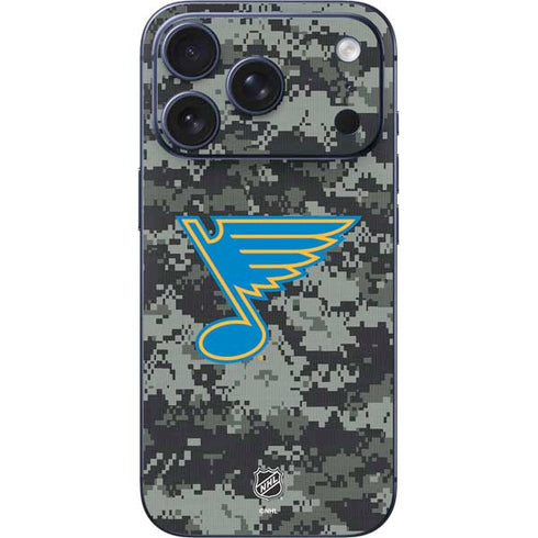 NHL St. Louis Blues Camo iPhone 17 Pro Skin